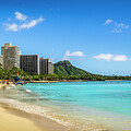 Waikiki Beach on the Island of Oahu, Hawaii