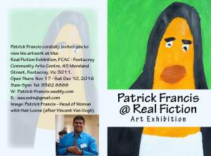 Patrick Francis At Real Fiction Exhibition 
