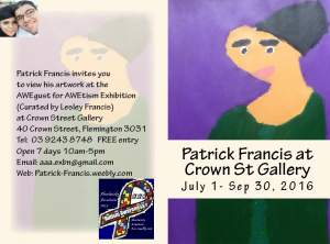 Patrick Francis At Crown Street Gallery