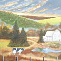 fall farm paintings and photographs