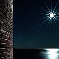 Lighthouse and Moon At Bay of Fundy Lighthouse and Moon At Bay of Fundy