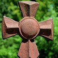 Metal weathered Orthodox Church Christian cross crucifix Metal weathered Orthodox Church Christian cross crucifix