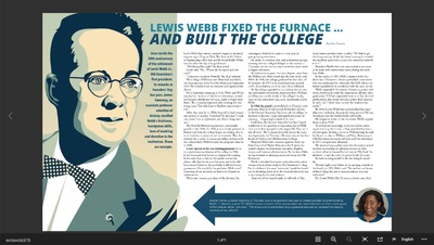 Lewis Webb Fixed The Furnace And Built The College Lewis Webb Fixed The Furnace And Built The College