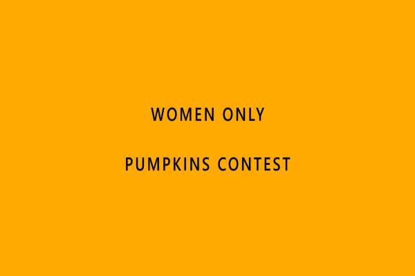 Halloween Pumpkins Women Only