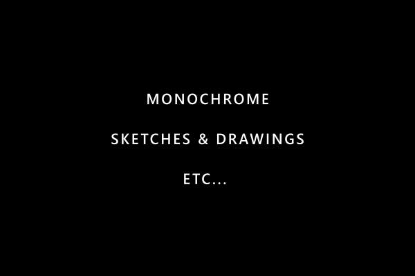 Monochrome Sketches Drawing Etc Women Only