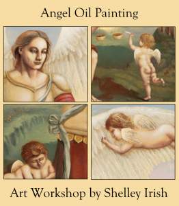 Angel Oil Painting 