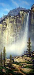 Waterfalls Captured In Paint