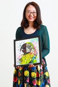 Mixed Media Artist Unleashes Her Inner Picasso Mixed Media Artist Unleashes Her Inner Picasso